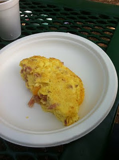 Ostrich Egg Omelets